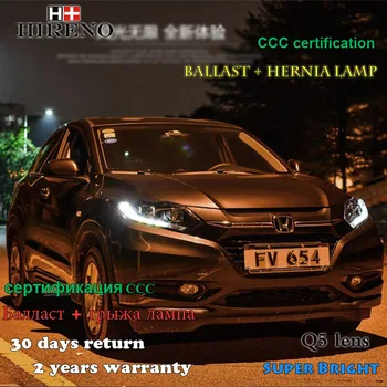 Hireno Headlamp for 2015-2017 Honda VEZEL HR-V Headlight Assembly LED DRL Angel Lens Double Beam HID Xenon 2pcs
Hireno Headlamp for 2015-2017 Honda VEZEL HR-V Headlight Assembly LED DRL Angel Lens Double Beam HID Xenon 2pcs