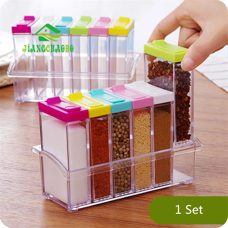 6Pcs/Set Transparent Russia Flavor Spice Jar Seasoning Jar Kitchen Condiment Box Acrylic Seasoning Box Storage Box Cruet
6Pcs/Set Transparent Russia Flavor Spice Jar Seasoning Jar Kitchen Condiment Box Acrylic Seasoning Box Storage Box Cruet