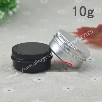 10g black/silver aluminum jar/tin/can with aluminum lid. metal tea tin,10ml sample/mini aluminum jar,for cream or food storage
10g black/silver aluminum jar/tin/can with aluminum lid. metal tea tin,10ml sample/mini aluminum jar,for cream or food storage