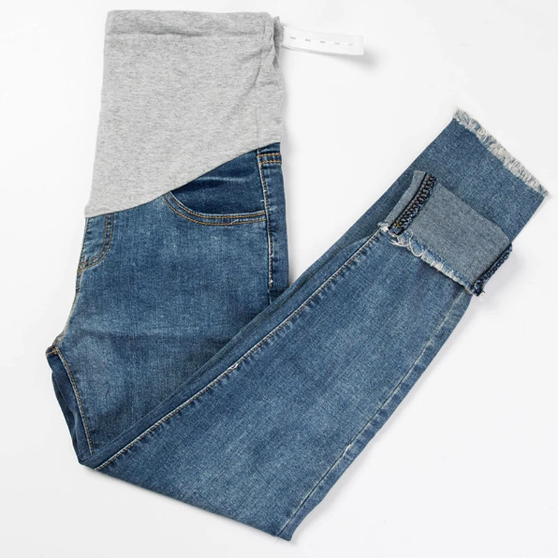 2019 Spring Summer New Style Pregnancy Fashion Burrs Small Feet Jeans Skinny High Waist For Pregnant Women Large Clothes
2019 Spring Summer New Style Pregnancy Fashion Burrs Small Feet Jeans Skinny High Waist For Pregnant Women Large Clothes
