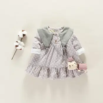 Children Autumn Winter Long Sleeve Baby Girls Kids Princess Velvet Dot Polka Ruffles Infants Tutu Dress Vestidos+Bag S7818
Children Autumn Winter Long Sleeve Baby Girls Kids Princess Velvet Dot Polka Ruffles Infants Tutu Dress Vestidos+Bag S7818