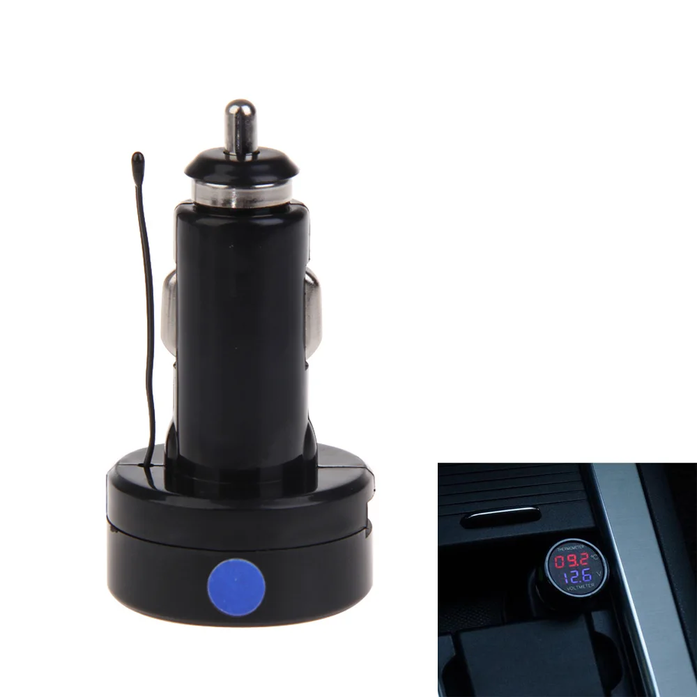 2 in 1 Car Auto Voltmeter Dual Display LED Digital Thermometer Voltmeter Electrical Voltage Temperature Meter Tester 3 Colors
2 in 1 Car Auto Voltmeter Dual Display LED Digital Thermometer Voltmeter Electrical Voltage Temperature Meter Tester 3 Colors