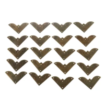 20Pcs Furniture Fittings Antique Corner Bracket Jewelry Gift Box Wood Case Decorative Feet Leg Corner Protector for Furniture
20Pcs Furniture Fittings Antique Corner Bracket Jewelry Gift Box Wood Case Decorative Feet Leg Corner Protector for Furniture