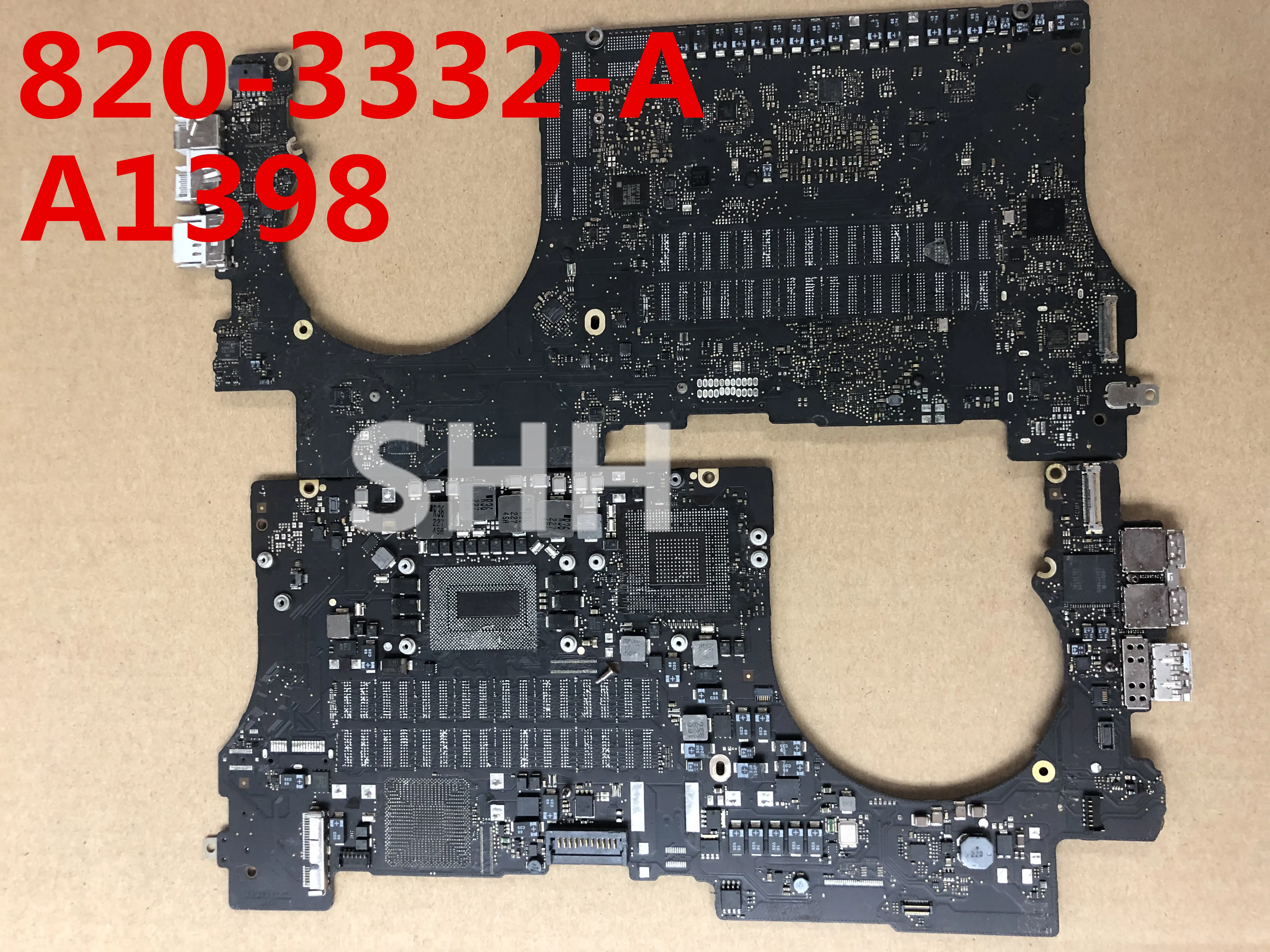 820-3332 820-3332-A logic defective board for Apple MacBook Pro A1398 MC975 MC976 retina repair
820-3332 820-3332-A logic defective board for Apple MacBook Pro A1398 MC975 MC976 retina repair