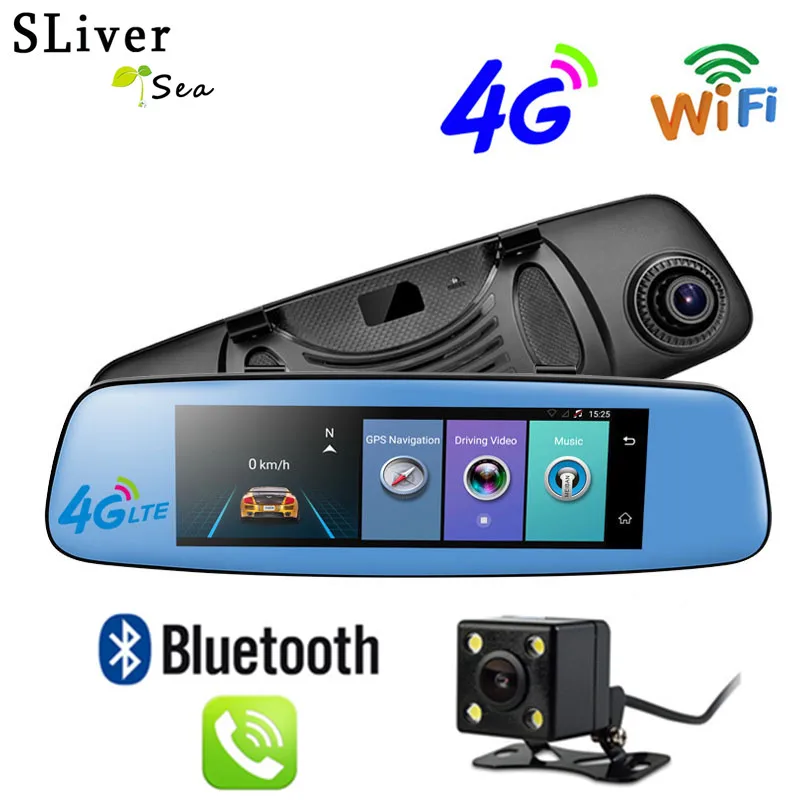 SLIVERYSEA GPS Navigation 4G Android 5.1 Car DVR Rearview Mirror FHD 1080P Dash camera car dvrs Video Recorder Dual Camera gps
SLIVERYSEA GPS Navigation 4G Android 5.1 Car DVR Rearview Mirror FHD 1080P Dash camera car dvrs Video Recorder Dual Camera gps