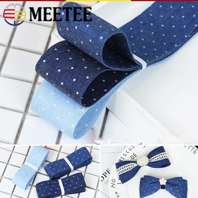 25mm 38mm Dots Printed Denim Ribbons Cowboy Jeans Riband Webbings Bias Tapes DIY Necklace Hair Bow Crafts Accessories
25mm 38mm Dots Printed Denim Ribbons Cowboy Jeans Riband Webbings Bias Tapes DIY Necklace Hair Bow Crafts Accessories