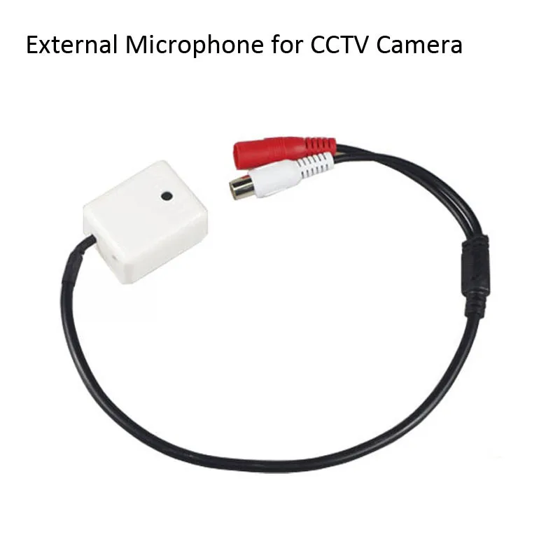 Mini CCTV Microphone Security Surveillance Audio Input Wide Range Camera Sound Pick up For AHD DVR IP | Безопасность и защита