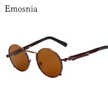 Emosnia Vintage Matal Round Sunglasses Women Man Steampunk Retro Brand Designer Fashion Sunglass Black Steam Punk UV400 Oculos
Emosnia Vintage Matal Round Sunglasses Women Man Steampunk Retro Brand Designer Fashion Sunglass Black Steam Punk UV400 Oculos