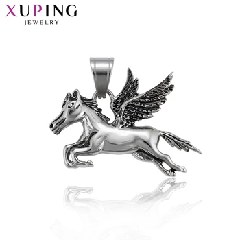 

11.11 Deals Xuping Horse Shaped Pendant Men Stainless Steel Jewelry Punk Style Family Birthday Gifts S178.6-34507