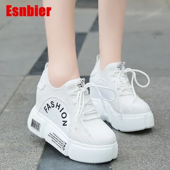 Woman Vulcanized Shoes Breathable mesh Women Platform High heel White Sneakers Spring Ladies Shoes Autumn
Woman Vulcanized Shoes Breathable mesh Women Platform High heel White Sneakers Spring Ladies Shoes Autumn