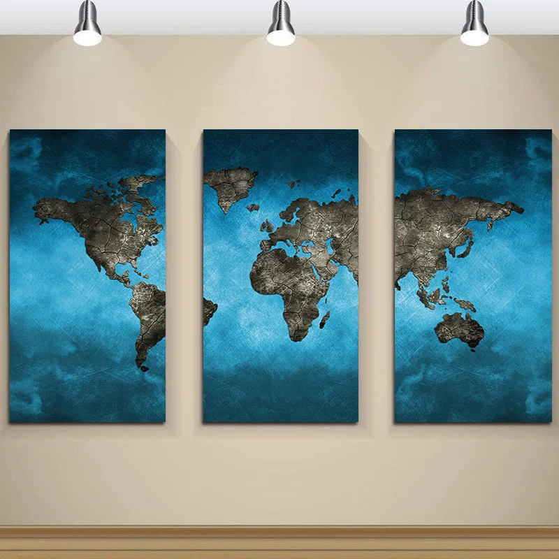 3 Pcs Home Decor Canvas Painting Marine Land Map Wall Art Picture Canvas Prints Modern Wall Pictures for Living Room No Frame
3 Pcs Home Decor Canvas Painting Marine Land Map Wall Art Picture Canvas Prints Modern Wall Pictures for Living Room No Frame