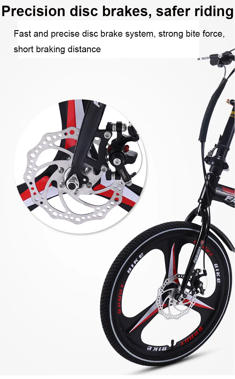 Perfect 16/20 inch Folding Bicycle Ultra Light Portable One Wheel Shifting Shock Absorber Mini Bike Adult Student 6 Perfect 16/20 inch Folding Bicycle Ultra Light Portable One Wheel Shifting Shock Absorber Mini Bike Adult Student 6