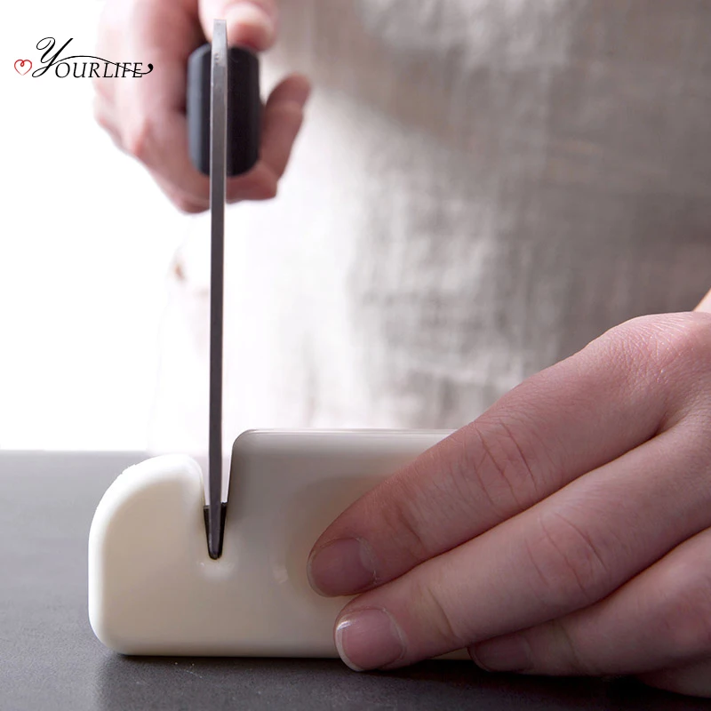 OYOURLIFE 1pc Kitchen Knife Sharpener ABS Resin + Grindstone Knife Sharpening Stone Tungsten Steel Diamond Sharpener Tool
OYOURLIFE 1pc Kitchen Knife Sharpener ABS Resin + Grindstone Knife Sharpening Stone Tungsten Steel Diamond Sharpener Tool