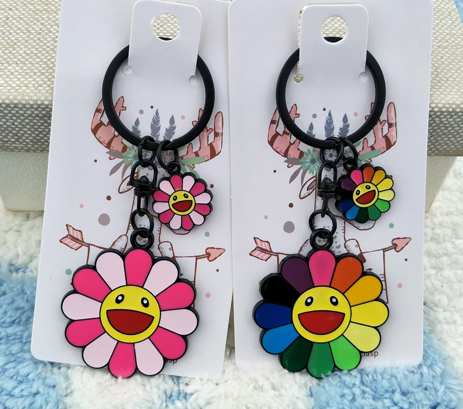 IVYYE 1PCS Smile Sunflower Anime Metal Key Chains Cartoon Keyring Car Keychain Pendant Toys Keyholder Ornament Unisex Gifts NEW
IVYYE 1PCS Smile Sunflower Anime Metal Key Chains Cartoon Keyring Car Keychain Pendant Toys Keyholder Ornament Unisex Gifts NEW