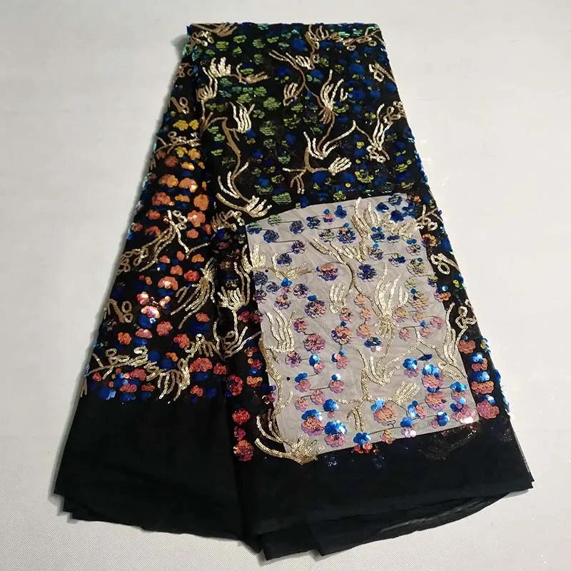 High Quality French Nigerian Sequins Net Lace, 2019 Latest African Tulle Mesh Sequence Lace Fabric For Party Dress 5 Yards/Lot
High Quality French Nigerian Sequins Net Lace, 2019 Latest African Tulle Mesh Sequence Lace Fabric For Party Dress 5 Yards/Lot