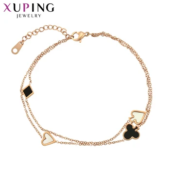 11.11 Deals Xuping Heart Shaped Bracelets Stainless Steel Jewelry Special Popular Design Family Gift Women bracelet-133
11.11 Deals Xuping Heart Shaped Bracelets Stainless Steel Jewelry Special Popular Design Family Gift Women bracelet-133