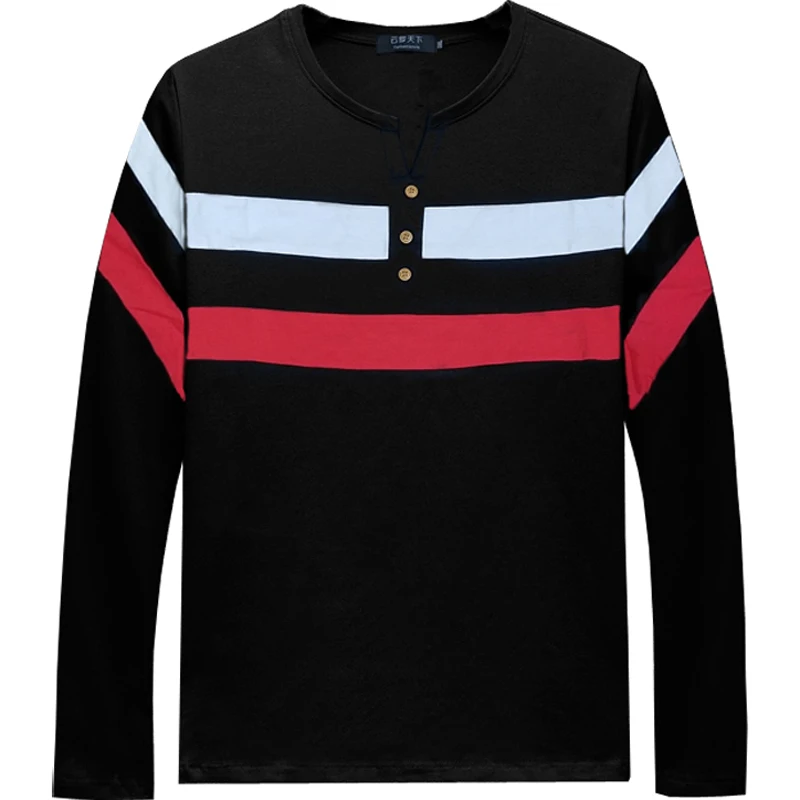Men long sleeve T shirt plus size 9XL 7XL 8XL Fashion large size men's clothing loose t-shirt striped Cotton T shirt Homme Tees
Men long sleeve T shirt plus size 9XL 7XL 8XL Fashion large size men's clothing loose t-shirt striped Cotton T shirt Homme Tees