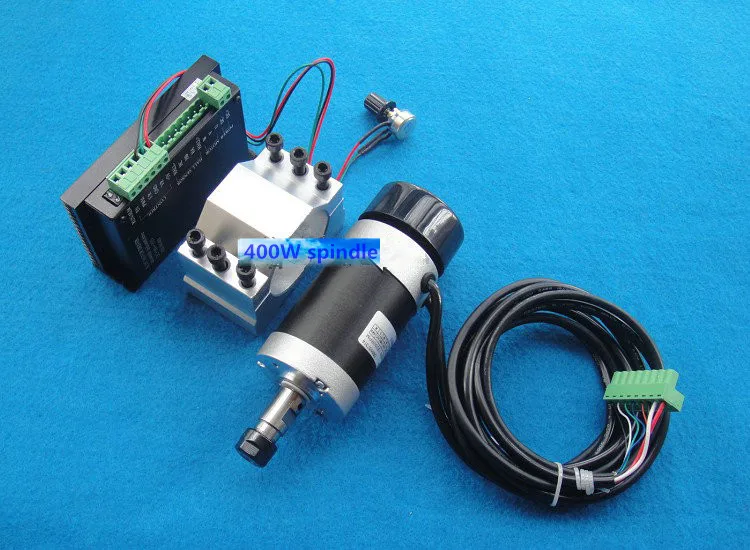 ER11 48V 400W brushless high-speed air-cooled spindle motor engraving machine spindle kit
ER11 48V 400W brushless high-speed air-cooled spindle motor engraving machine spindle kit