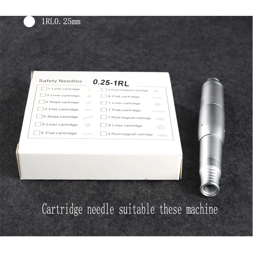 Cartridge Needle10pcs 1RL Disposable Sterilized Tattoo Permanent Makeup Pen Machine Needles Tips Supply for Tattoo Eyebrow lip
Cartridge Needle10pcs 1RL Disposable Sterilized Tattoo Permanent Makeup Pen Machine Needles Tips Supply for Tattoo Eyebrow lip
