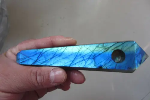 130MM Metaphysical Semi Precious Stone Crystal Wand labradorite Quartz Pipe
130MM Metaphysical Semi Precious Stone Crystal Wand labradorite Quartz Pipe