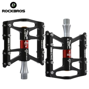 ROCKBROS Bicycle Pedals Cycling Ultralight Aluminium Alloy 4 Bearings Mountain Bike Pedals Bicicleta Flat Cycling Pedals
ROCKBROS Bicycle Pedals Cycling Ultralight Aluminium Alloy 4 Bearings Mountain Bike Pedals Bicicleta Flat Cycling Pedals