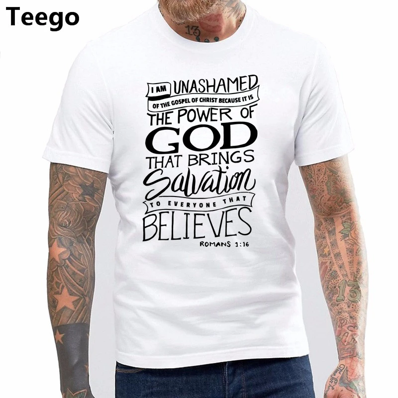 New Design Cotton Male Tee Shirt Designing I Am Unashamed Of The Gospel - Bible Verse Christian T Shirt
New Design Cotton Male Tee Shirt Designing I Am Unashamed Of The Gospel - Bible Verse Christian T Shirt