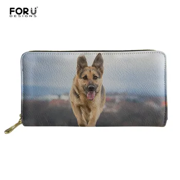 FORUDESIGNS Cute Animal German Shepherd Pattern Lady Pu Leather Purse Long Travel Cluth Card Holder Wallets Coin Cases Feminina
FORUDESIGNS Cute Animal German Shepherd Pattern Lady Pu Leather Purse Long Travel Cluth Card Holder Wallets Coin Cases Feminina