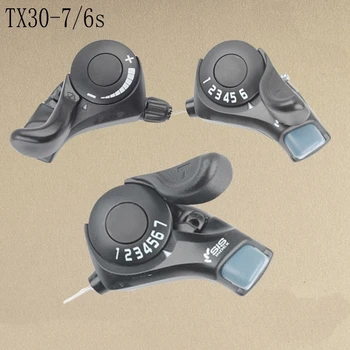 

Shimano SL TX30 Tourney Mountain bike Trigger Shifters 6/7s 18/21s Speed Shift Levers bicycle shifter Derailleur Compatible