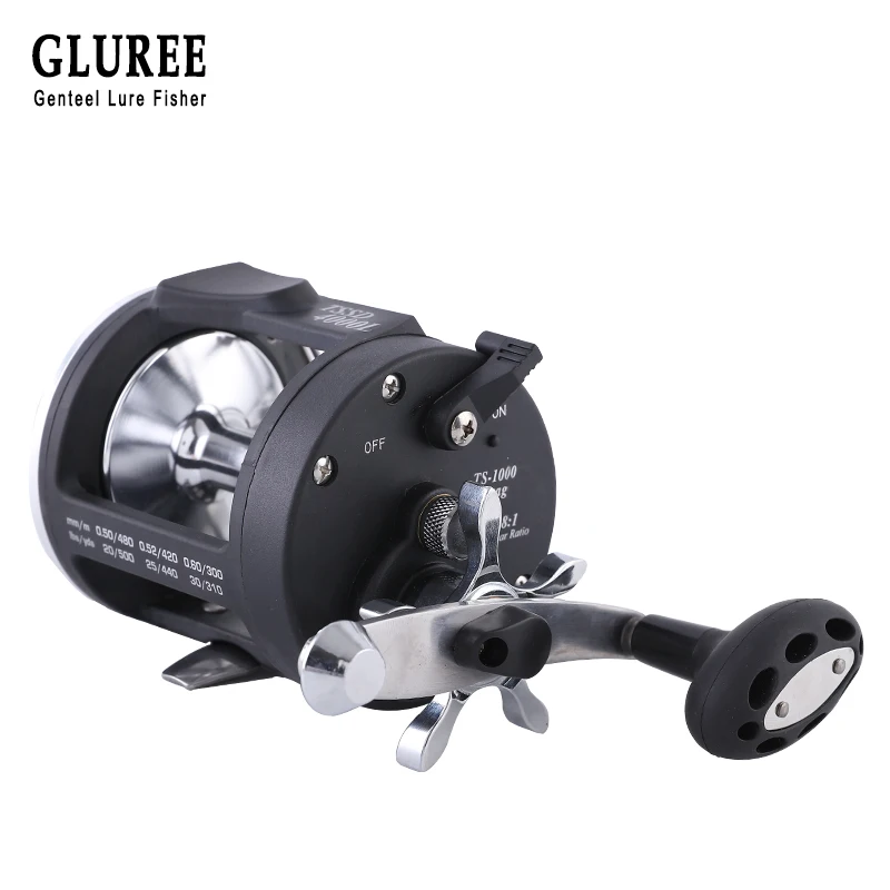 GLUREE Trolling Reel Fishing 3.8:1 3BB TSSD 3000/4000M Black Right Hand Casting Sea Fishing Reel Saltwater Baitcasting Reel Coil
GLUREE Trolling Reel Fishing 3.8:1 3BB TSSD 3000/4000M Black Right Hand Casting Sea Fishing Reel Saltwater Baitcasting Reel Coil