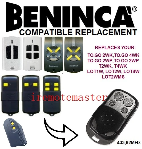 Duplicator for copy BENINCA TO.GO 4WK, TO.GO 2WP,TO.GO 4WP,T2WK,T4WK,LOT1W,LOT2W,LOT4W,LOT2WMS remote control
Duplicator for copy BENINCA TO.GO 4WK, TO.GO 2WP,TO.GO 4WP,T2WK,T4WK,LOT1W,LOT2W,LOT4W,LOT2WMS remote control