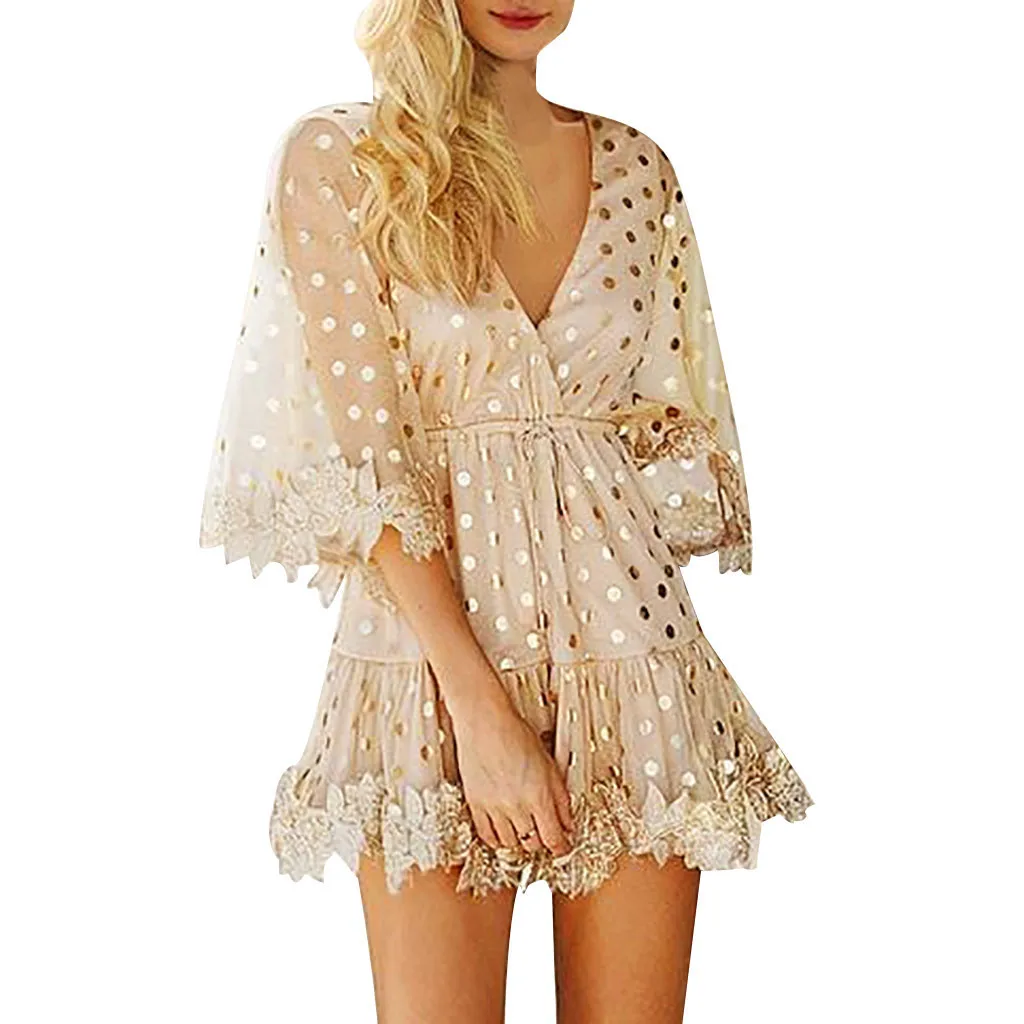Autumn Dress Women New Sexy Mesh V Neck Sequins Vintage Dress Female Elegant Streetwear Christmas Party Dresses Vestidos#J30
Autumn Dress Women New Sexy Mesh V Neck Sequins Vintage Dress Female Elegant Streetwear Christmas Party Dresses Vestidos#J30