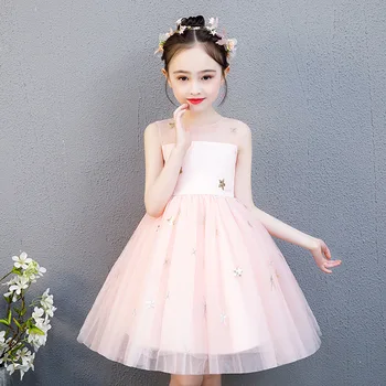 Princess Sequin Jumper Dress Summer Sleeveless Embroidery Elegant Frocks Appliques Dance Party Wedding Christmas Prom Gown 3-12T
Princess Sequin Jumper Dress Summer Sleeveless Embroidery Elegant Frocks Appliques Dance Party Wedding Christmas Prom Gown 3-12T