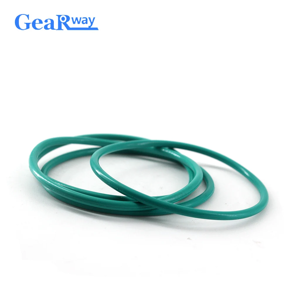 

Gearway 2.4mm CS O Ring Seal Gasket Green FKM O Ring Seal Washer 65/66/67/68/83/84/85mm OD Oil Resistance O Ring Sealing