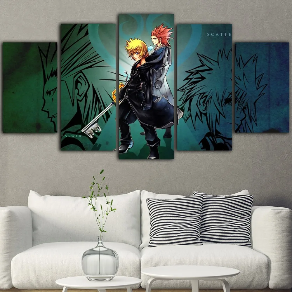 5 Piece Canvas Painting Kingdom Hearts Posters And Prints Anime Poster Cuadros Decoraci N Cartoon Wall Pictures Drop Shipping
5 Piece Canvas Painting Kingdom Hearts Posters And Prints Anime Poster Cuadros Decoraci N Cartoon Wall Pictures Drop Shipping