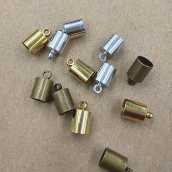 100 PCS 6mm*10mm Raw Brass/Antique Bronze/Silver Color End Caps Crimp Beads Covers Tassel Caps DIY Jewelry Findings
100 PCS 6mm*10mm Raw Brass/Antique Bronze/Silver Color End Caps Crimp Beads Covers Tassel Caps DIY Jewelry Findings