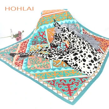 Poncho Silk Scarf Women Luxury Brand Foulard Hijab Square Scarves Fashion Printed Wraps Colorful Large Shawl&Capes 130*130cm New
Poncho Silk Scarf Women Luxury Brand Foulard Hijab Square Scarves Fashion Printed Wraps Colorful Large Shawl&Capes 130*130cm New