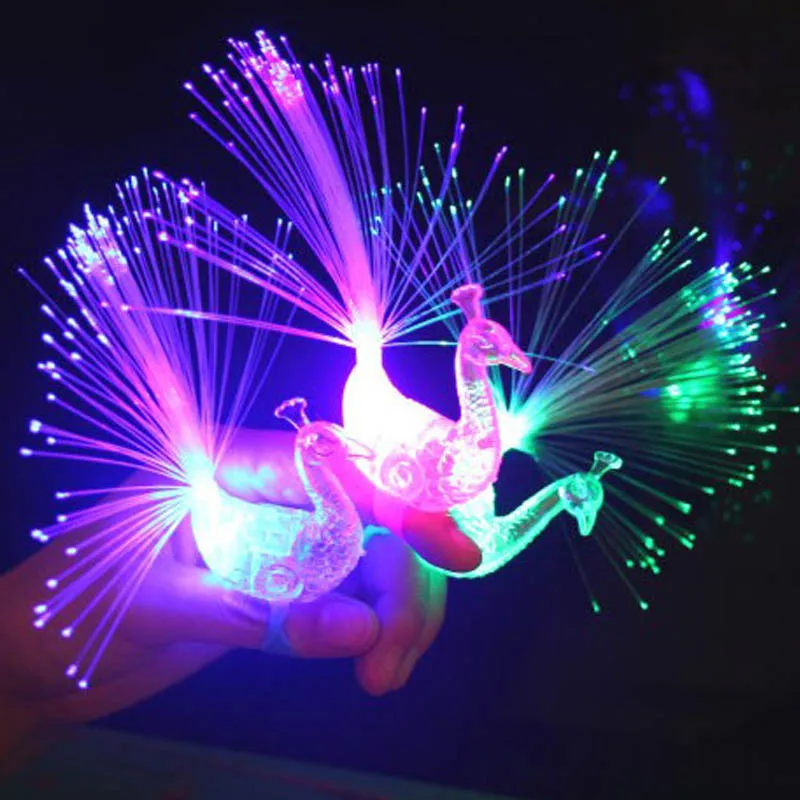 50PC Peacock Finger Light Colorful LED Light-up Rings Party Gadgets Kids Intelligent Toy for Brain Development
50PC Peacock Finger Light Colorful LED Light-up Rings Party Gadgets Kids Intelligent Toy for Brain Development