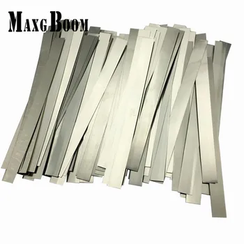 100pcs/lot 0.15mm x 4mm x 100mm Quality low resistance 99.96% pure nickel Strip Sheets for battery spot welding machine
100pcs/lot 0.15mm x 4mm x 100mm Quality low resistance 99.96% pure nickel Strip Sheets for battery spot welding machine