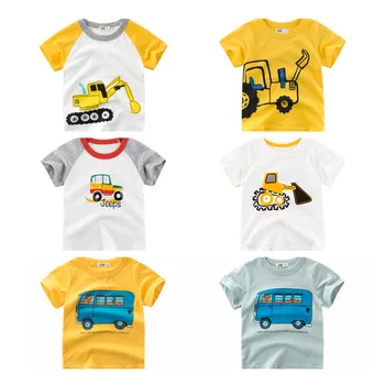 2019 Brand Summer Top Baby Boy Cartoon Car Print T Shirt Excavator Cotton Short Sleeve Boys T Shirt Pure Cotton Kids Clothes
2019 Brand Summer Top Baby Boy Cartoon Car Print T Shirt Excavator Cotton Short Sleeve Boys T Shirt Pure Cotton Kids Clothes