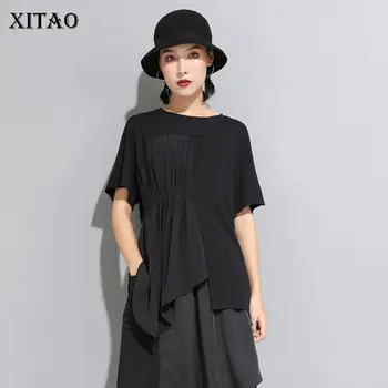 XITAO Women Pleated T Shirt Irregular O Neck Pullover 2019 Summer Wild Joker Casual Waist Slim Elegant Korea Fashion WLD1389
XITAO Women Pleated T Shirt Irregular O Neck Pullover 2019 Summer Wild Joker Casual Waist Slim Elegant Korea Fashion WLD1389