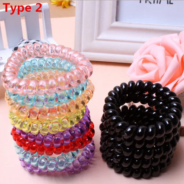 10pcs 5cm Telephone Wire Line Cord Hair Ring Headbands Clear Colored Elastic Hairbands For Women Girl Hair Styling Accessories
10pcs 5cm Telephone Wire Line Cord Hair Ring Headbands Clear Colored Elastic Hairbands For Women Girl Hair Styling Accessories