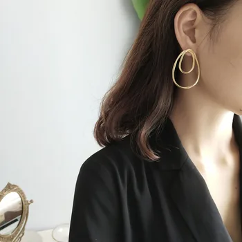 Amaiyllis 925 Sterling Silver Fashion Metal Geometric Winding Earrings for Women Gold Circle Earring Pendientes Mujer
Amaiyllis 925 Sterling Silver Fashion Metal Geometric Winding Earrings for Women Gold Circle Earring Pendientes Mujer