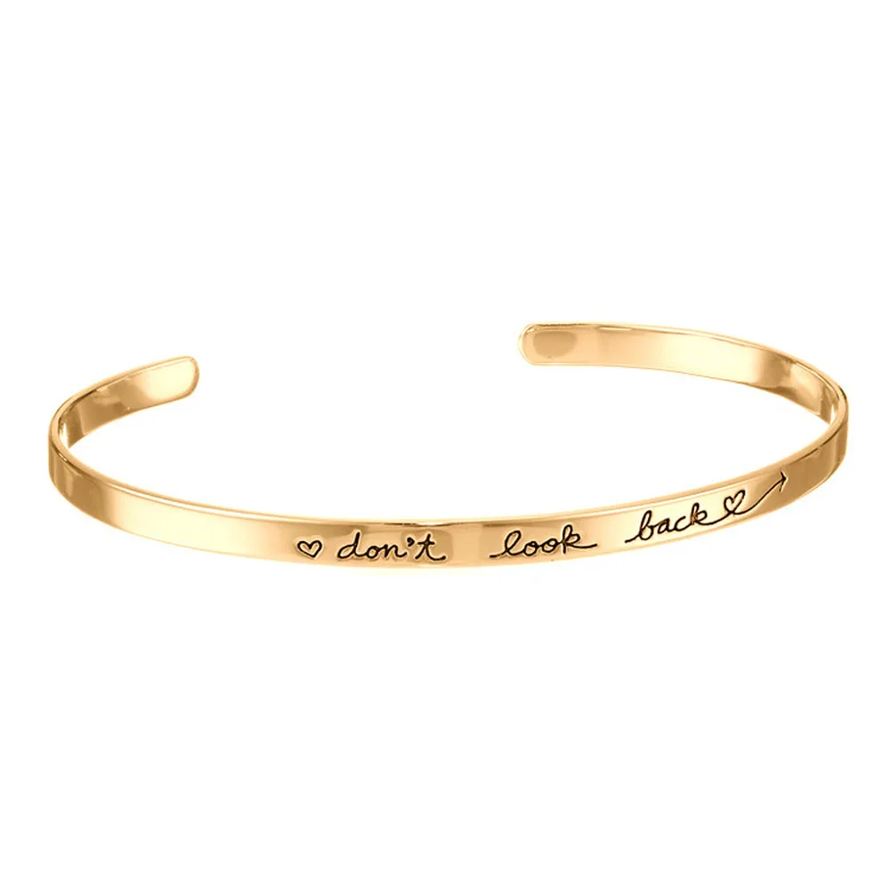 Alloy Don't Look Black Letter Bracelet Elegent Women Cuff Bangle Jewelry open Bracelet Gold Rose Gold Silver 1pc Dropship Z0319
Alloy Don't Look Black Letter Bracelet Elegent Women Cuff Bangle Jewelry open Bracelet Gold Rose Gold Silver 1pc Dropship Z0319
