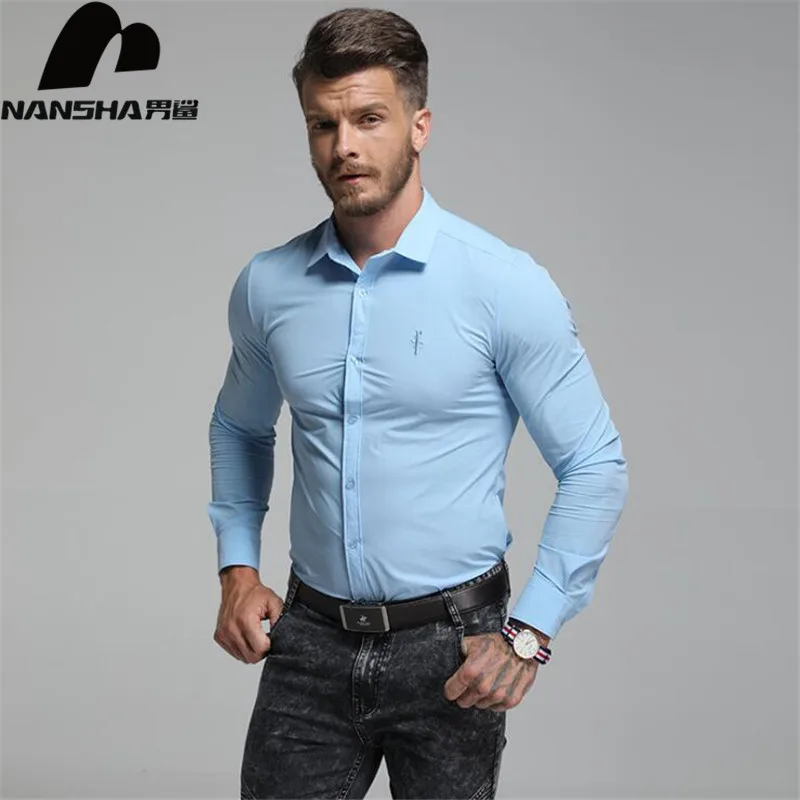 NANSHA 2018 New Fashion 100% Cotton Casual Embroidered Shirt Long Sleeve Social Business Dress Shirt Brand Men Clothing XXXL
NANSHA 2018 New Fashion 100% Cotton Casual Embroidered Shirt Long Sleeve Social Business Dress Shirt Brand Men Clothing XXXL