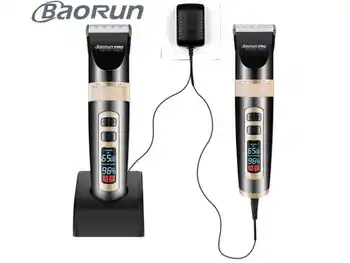 Baorun Professional LCD Display Hair Trimmer Baber Hair Clippers Hair Cutting Machine Styling Tool 2000mAh Li-ion Battery
Baorun Professional LCD Display Hair Trimmer Baber Hair Clippers Hair Cutting Machine Styling Tool 2000mAh Li-ion Battery