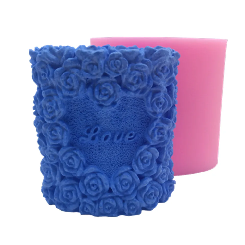 Free shipping 3D rose cylinder heart shaped handmade silicone candle mould ,3D candle silicone mold
Free shipping 3D rose cylinder heart shaped handmade silicone candle mould ,3D candle silicone mold
