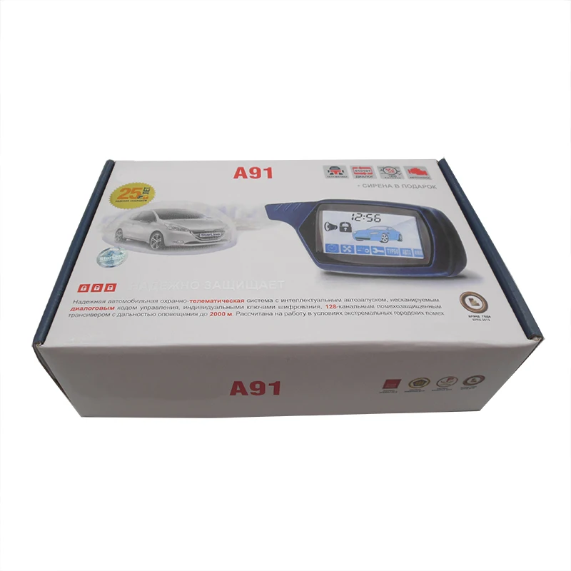 High quality Two way car alarm system starline A91 with LCD remote engine start Auto alarm free shipping
High quality Two way car alarm system starline A91 with LCD remote engine start Auto alarm free shipping