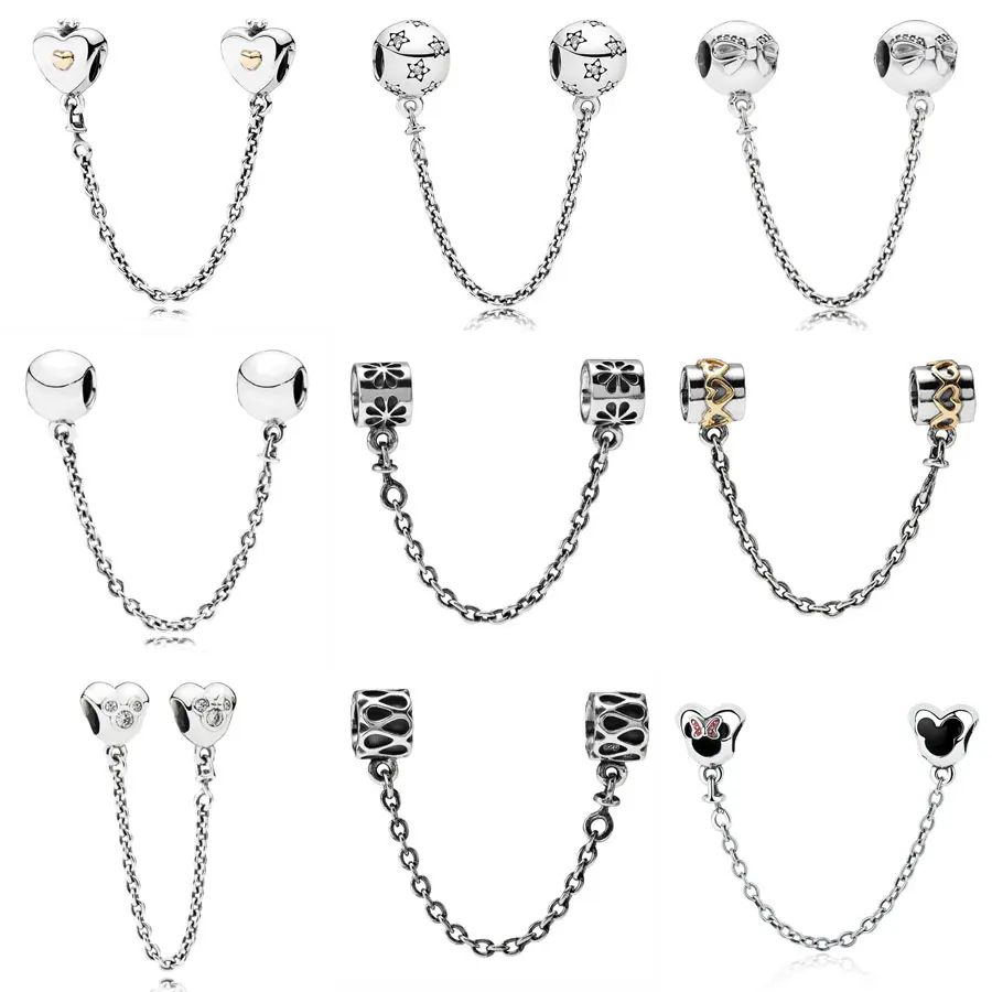 Crown Daisy Dainty Bow Safety Chain Bead Fit Pandora Bracelet 925 Sterling Silver Charm Jewelry
Crown Daisy Dainty Bow Safety Chain Bead Fit Pandora Bracelet 925 Sterling Silver Charm Jewelry