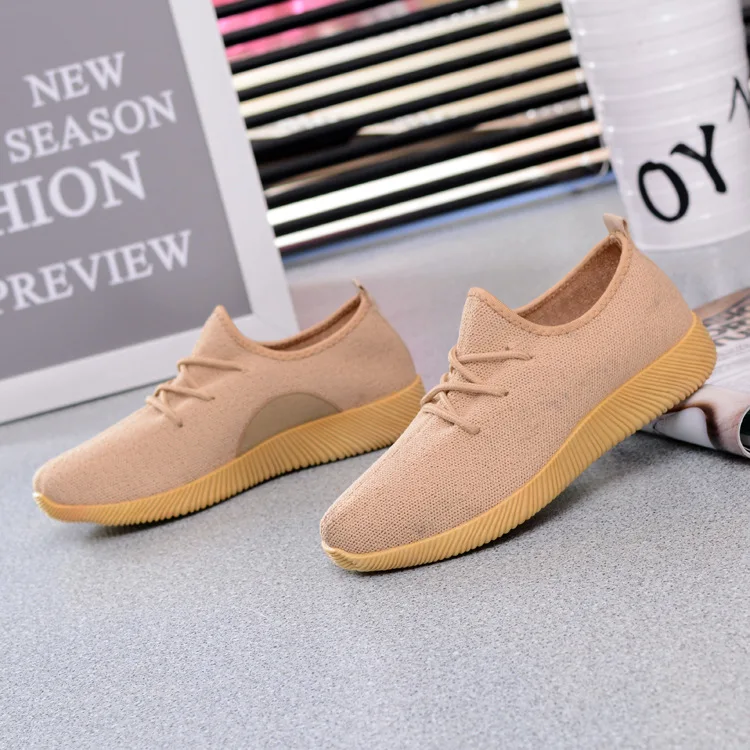 SWYIVY Women Sneakers Light Weight 2018 41 Woman Casual Shoes Slip On Lazy Shoes Comfortable Candy Color Breathable Net Shoe 33