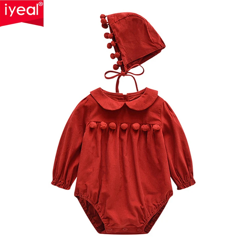 IYEAL Baby Girl Bodysuits With Hat Autumn Princess Newborn Baby Clothes For 0-2Y Infant Long Sleeve Jumpsuit Kids Baby Outfits
IYEAL Baby Girl Bodysuits With Hat Autumn Princess Newborn Baby Clothes For 0-2Y Infant Long Sleeve Jumpsuit Kids Baby Outfits
